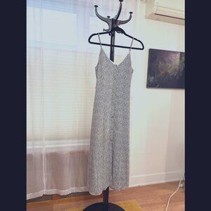 Sienna Sky button down Midi Dress